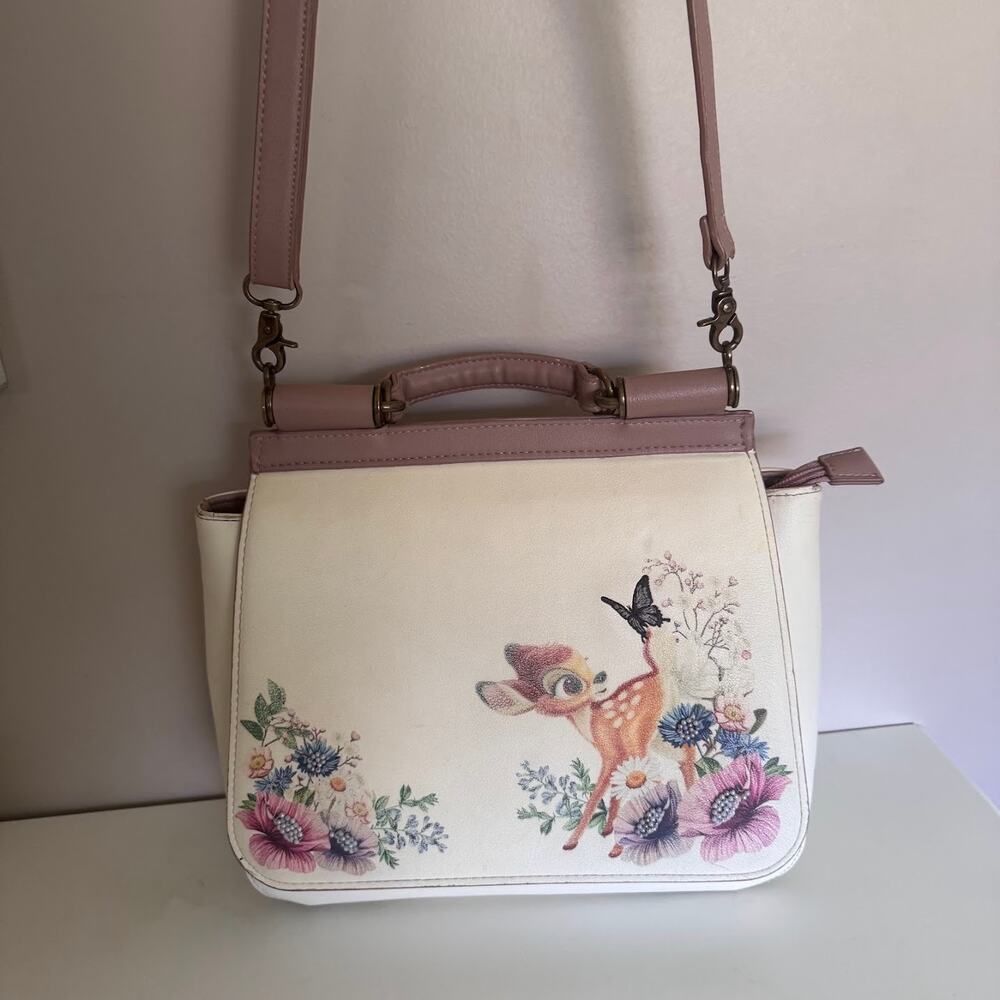 Disney Loungefly Bambi Floral Crossbody Purse Thumper Bag